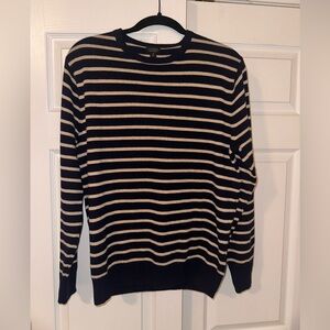 J.Crew Cashmere Crewneck Sweater in Stripe